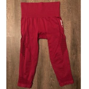 SEAMLESS ENERGY HIGH WAISTED CROPPED LEGGINGS